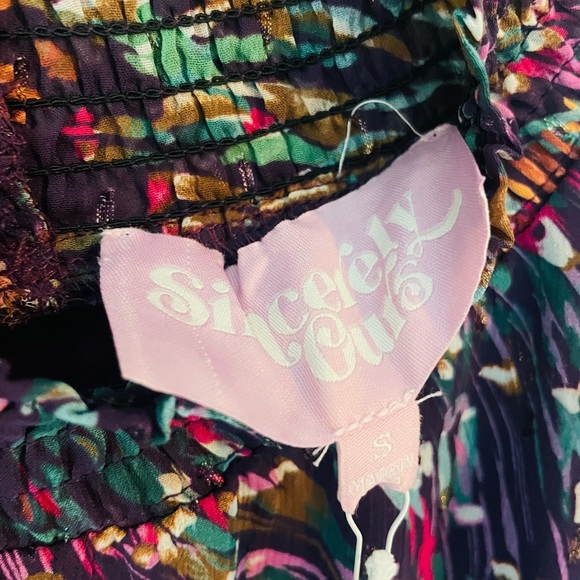 Sincerely Ours Long Sleeve Mini Dress NWT - Picture 9 of 9